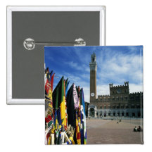 Europe, Italy, Tuscany, Siena. Piazza del Buttons