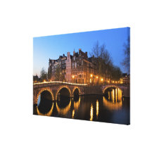 Europe, Netherlands, Holland, Amsterdam, Stretched Canvas Prints