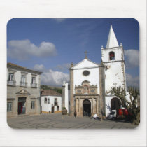 Europe, Portugal, Obidos. Santa Maria Church in