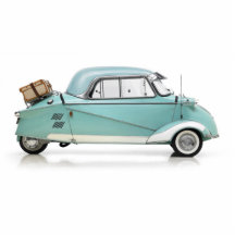 European Automobile Sculpture Photo Cutouts