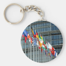 European Flags Key Chain