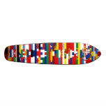 European Flags Skateboard
