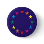 European Gay Pride Flag Button