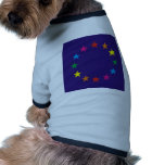 European Gay Pride Flag Dog Clothes