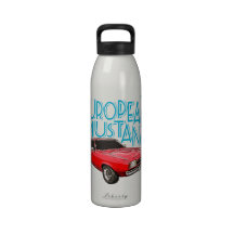 European Mustang Reusable Water Bottles