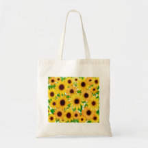 European Sunflowers Tote Bag