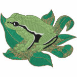 European Tree Frog embroidered shirts