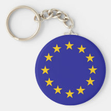 European Union Flag Keychain