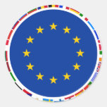 European Union Flags Sticker