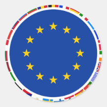 European Union Flags Sticker