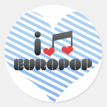 Europop fan stickers