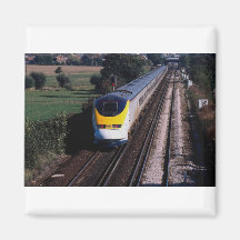 Eurostar passenger train refrigerator magnet