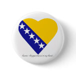 eurovision, bosnia - herzegovina is in my heart... buttons