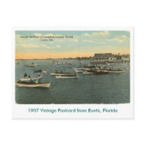 Eustis, FL - Fleet of Boats - 1907 Post Cards