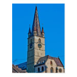 Evangelic church tower, Sibiu Postcard