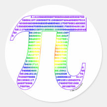 Evan's Pi #1 Sticker