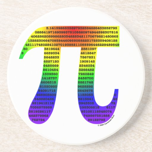 Evan's Pi 2 Sandstone Coaster