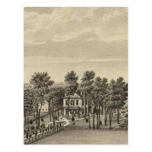 Evans Residence, Topeka, Kansas Postcard