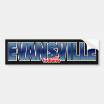 Evansville Bumper Bumper Stickers