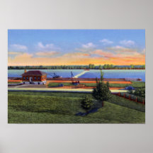 Evansville Indiana Newburgh Dam Posters