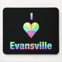 Evansville -- Pastels Mouse Pads