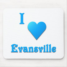 Evansville -- Sky Blue Mousepads