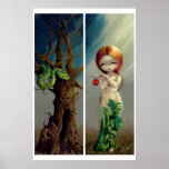 Eve and the Tree of Knowledge ART PRINT gothic