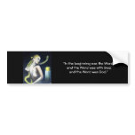 EVE black bumper stickers