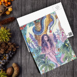 Eve In The Garden of Eden Postcard