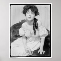 Evelyn Nesbitt about 1900 Poster