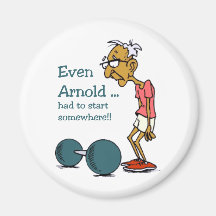 Even Arnold... Fridge Magnet