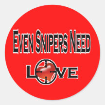Even Snipers Need Love Sticker