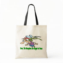 Even The Mosquitos Are Bigger In Texas Canvas Bags