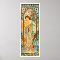 Evening, Alphonse Mucha Posters