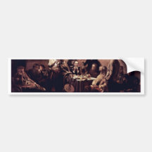 Evening Company By Vladimir Makovsky Bumper Stickers
