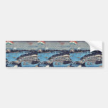 Evening glow at Ryogoku Bridge by Ikeda, Eisen Bumper Sticker
