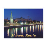 Evening Kremlin postcards