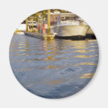 Evening Marina Refrigerator Magnet