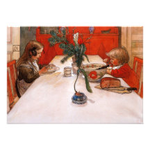 Evening Meal Two Children at Supper (1905) Personalized Invite
