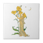 Evening Primrose by Walter Crane, 1889 Ceramic Tile