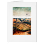 Evening stillness greeting card