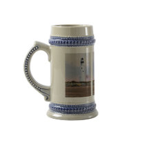 Evening's Lighthouse Stein Mugs