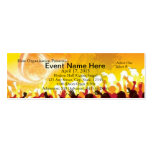 Event Customisable Ticket Business Card