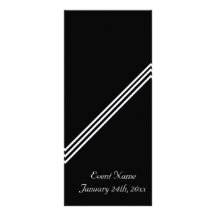 Event program template - Customized Rack Card Design