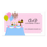 Event Stylist Custom Business Cards