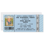 Event Ticket Style Birthday Party Inviation Invitation