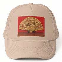 Eventail chinois casquette de camionneur
