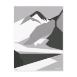 Everest Black - Art Gallery Selection Postcards