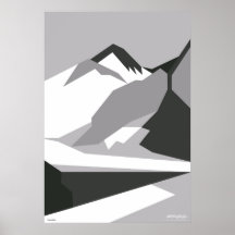 Everest Black - Art Gallery Selection Print