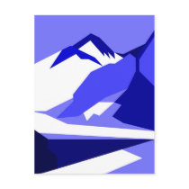 Everest - blue post cards